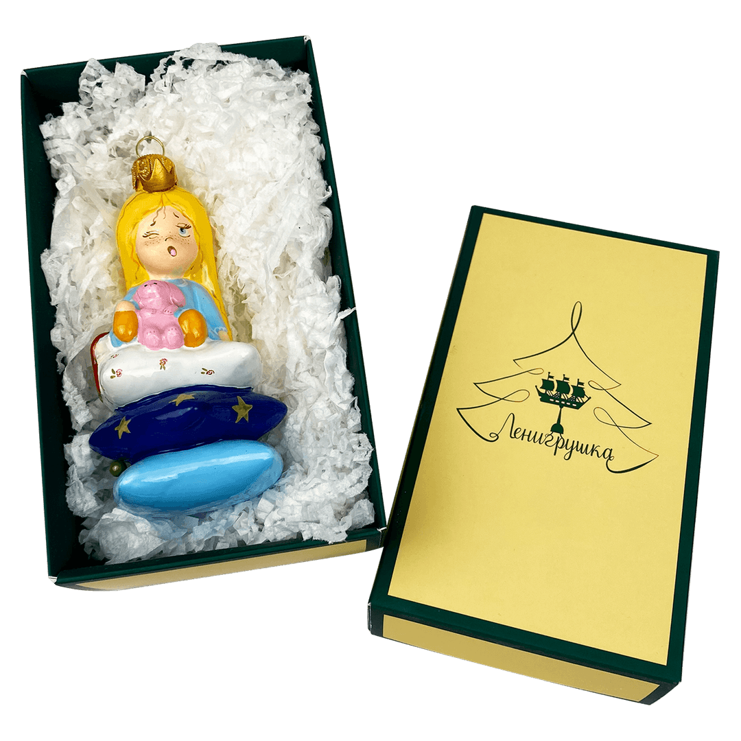 Ёлочная игрушка Принцесса на горошине Ленигрушка | Фото 2