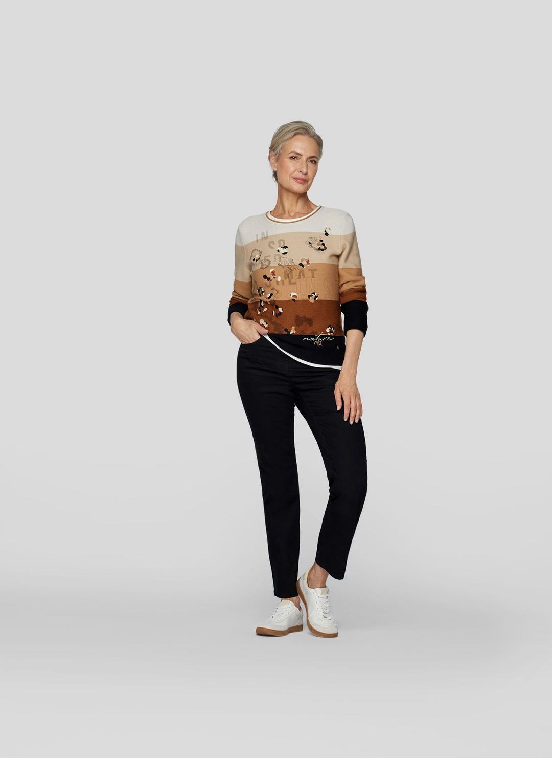 Женский джемпер с вышивкой Rabe | Фото 4