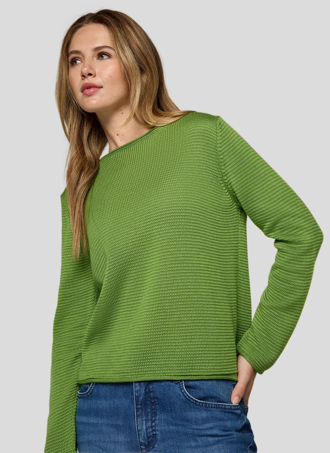 Женский однотонный джемпер Rabe | Фото 4