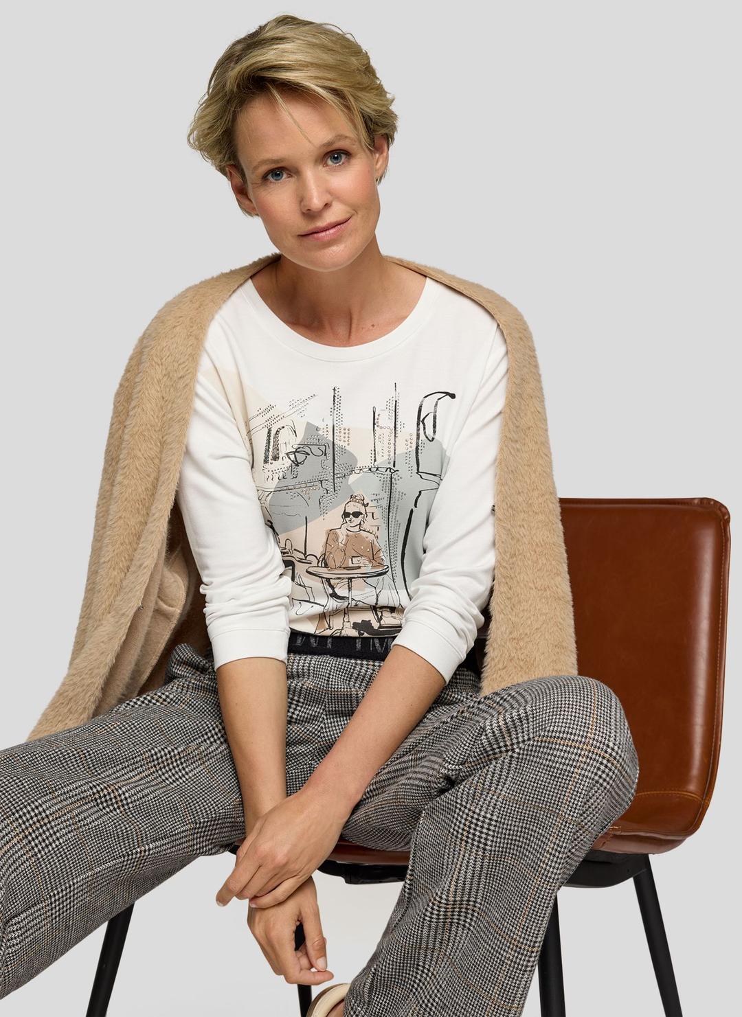 Женский лонгслив из вискозы Rabe | Фото 5