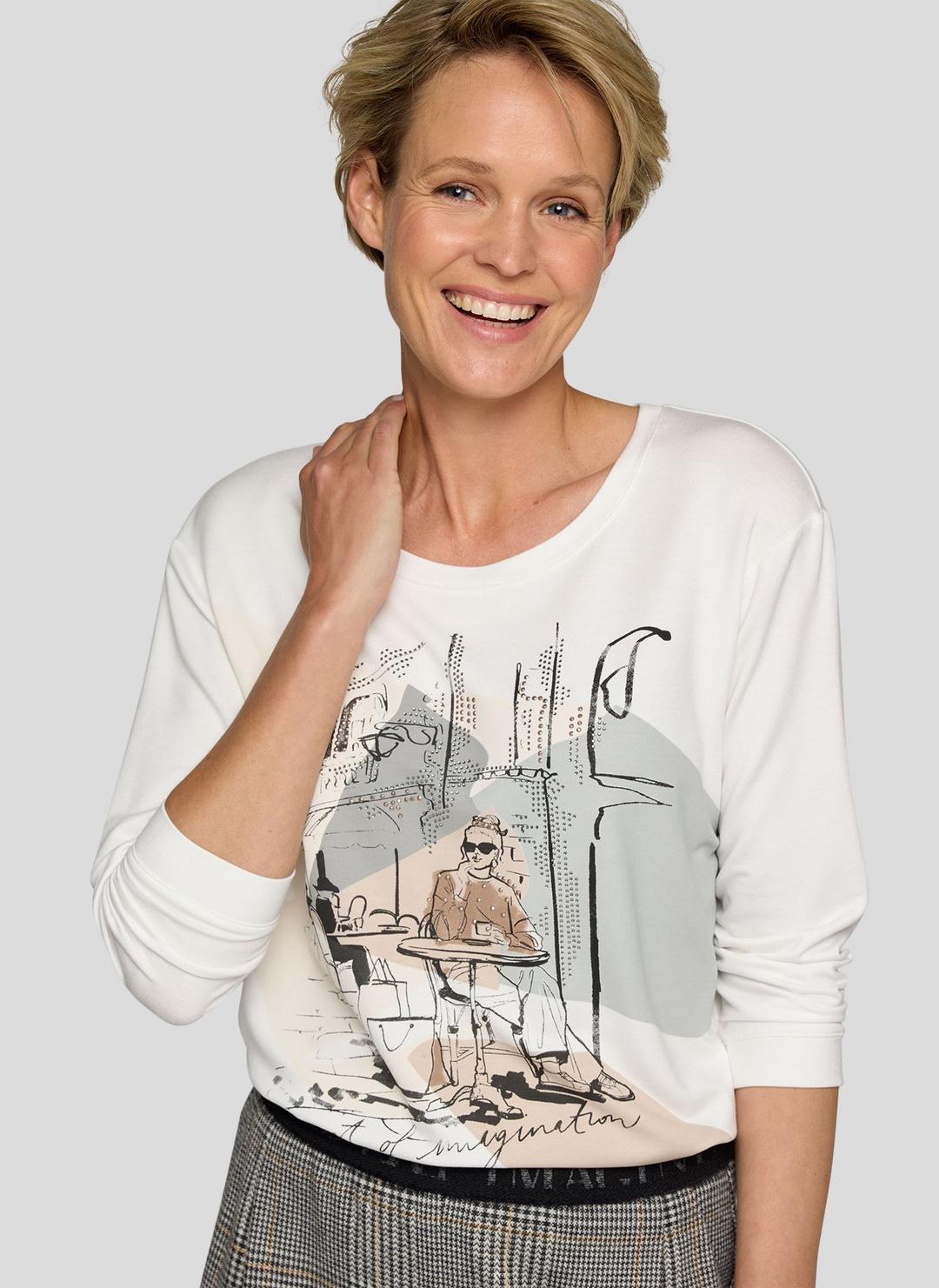 Женский лонгслив из вискозы Rabe | Фото 4