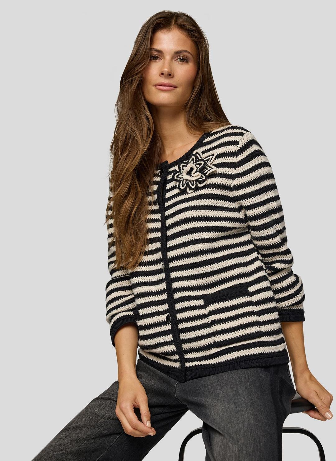 Женский кардиган в полоску Rabe | Фото 5