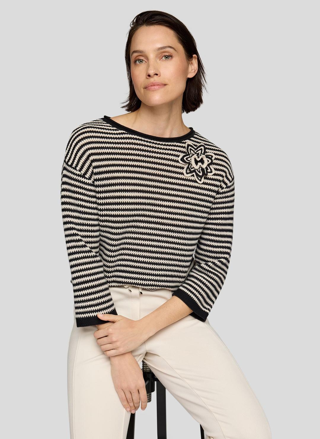 Женский джемпер в полоску Rabe | Фото 5