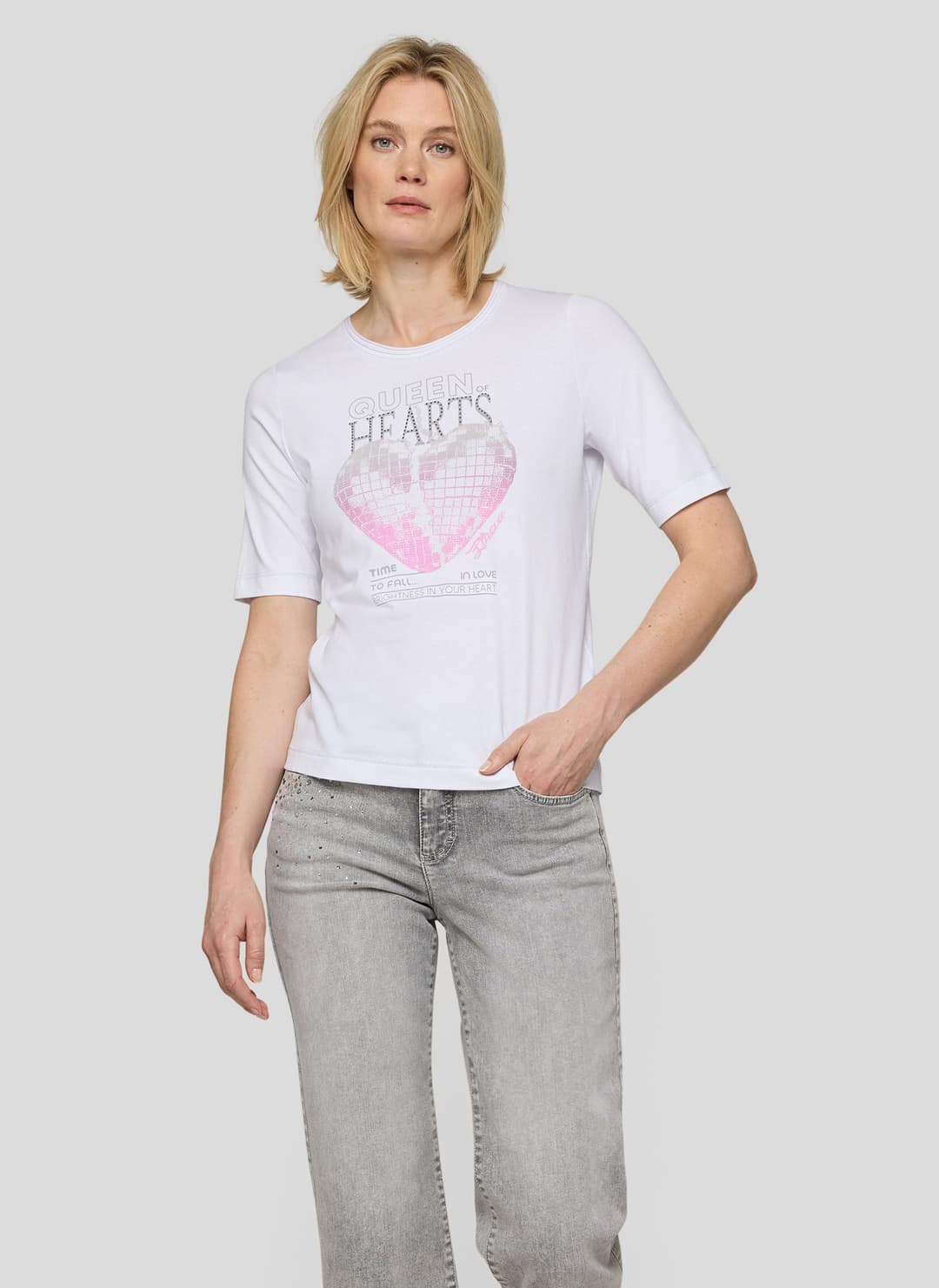 Женская футболка из хлопка Rabe | Фото 3