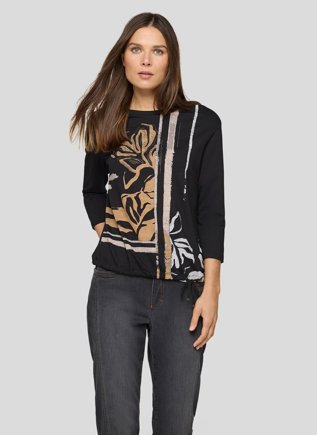 Женский хлопковый лонгслив Rabe | Фото 4