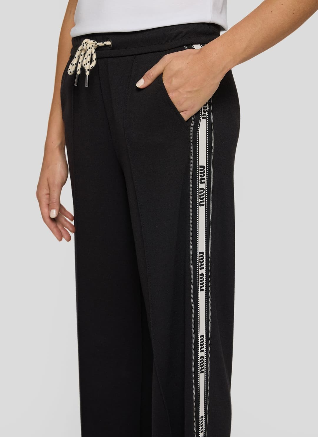 Женские трикотажные брюки с лампасами Rabe | Фото 6