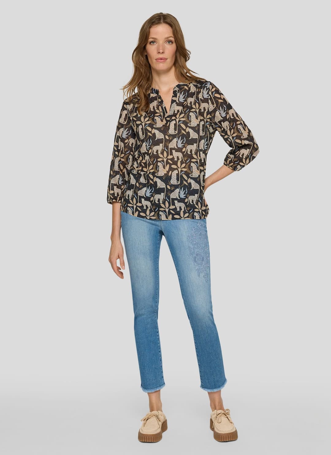 Женская хлопковая блуза Rabe | Фото 4