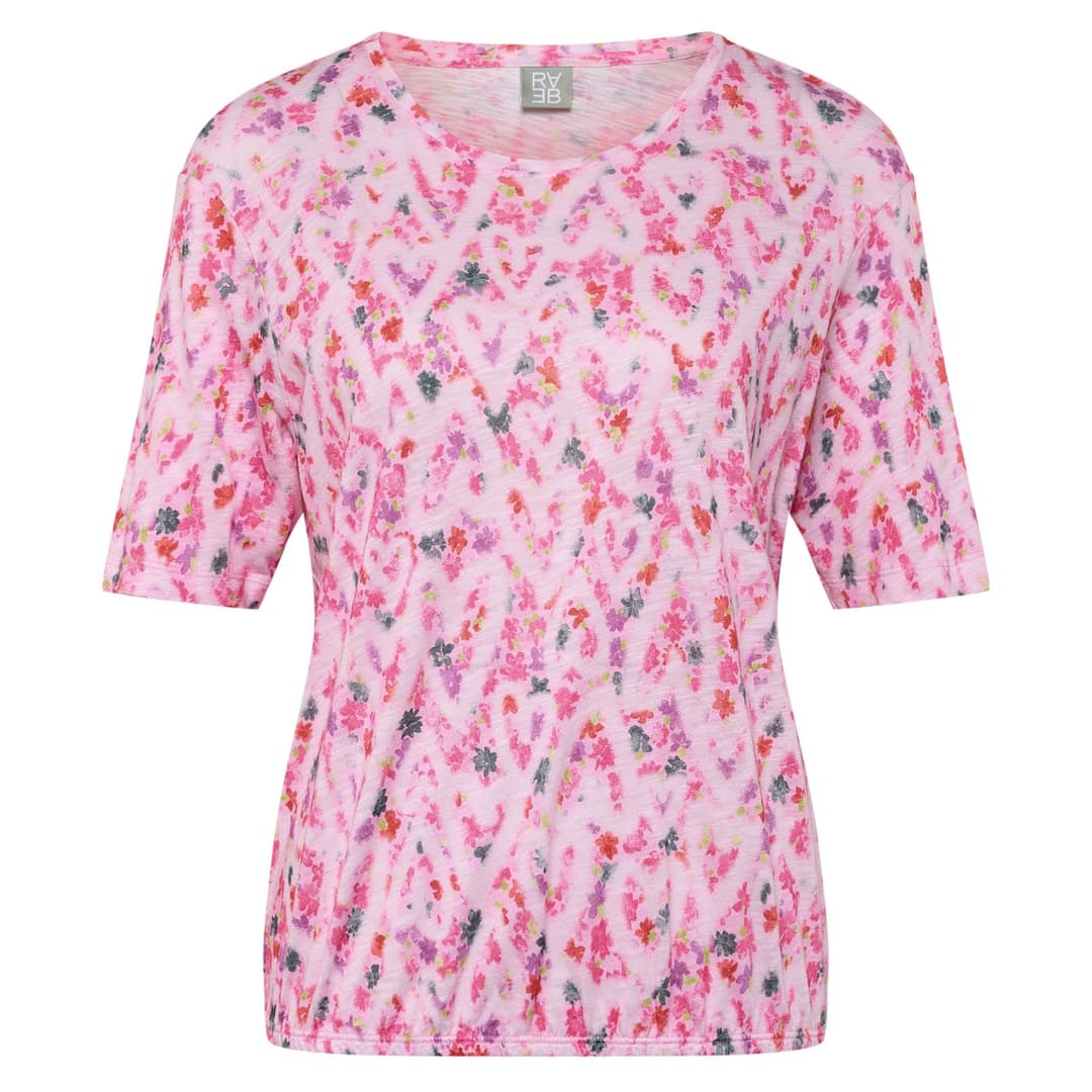 Женская футболка из хлопка с вискозой Rabe | Фото 1