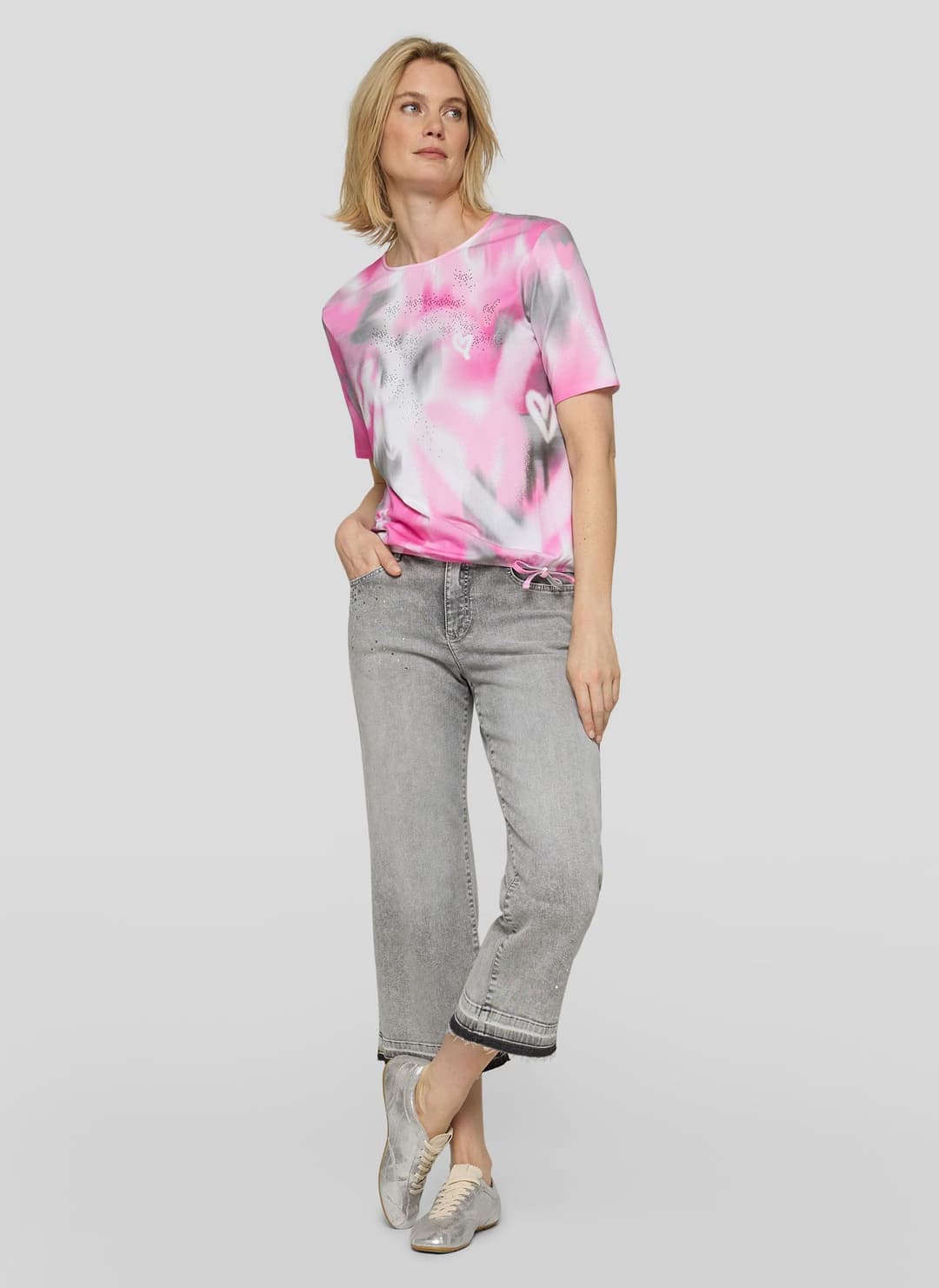 Женская футболка с принтом Rabe | Фото 4