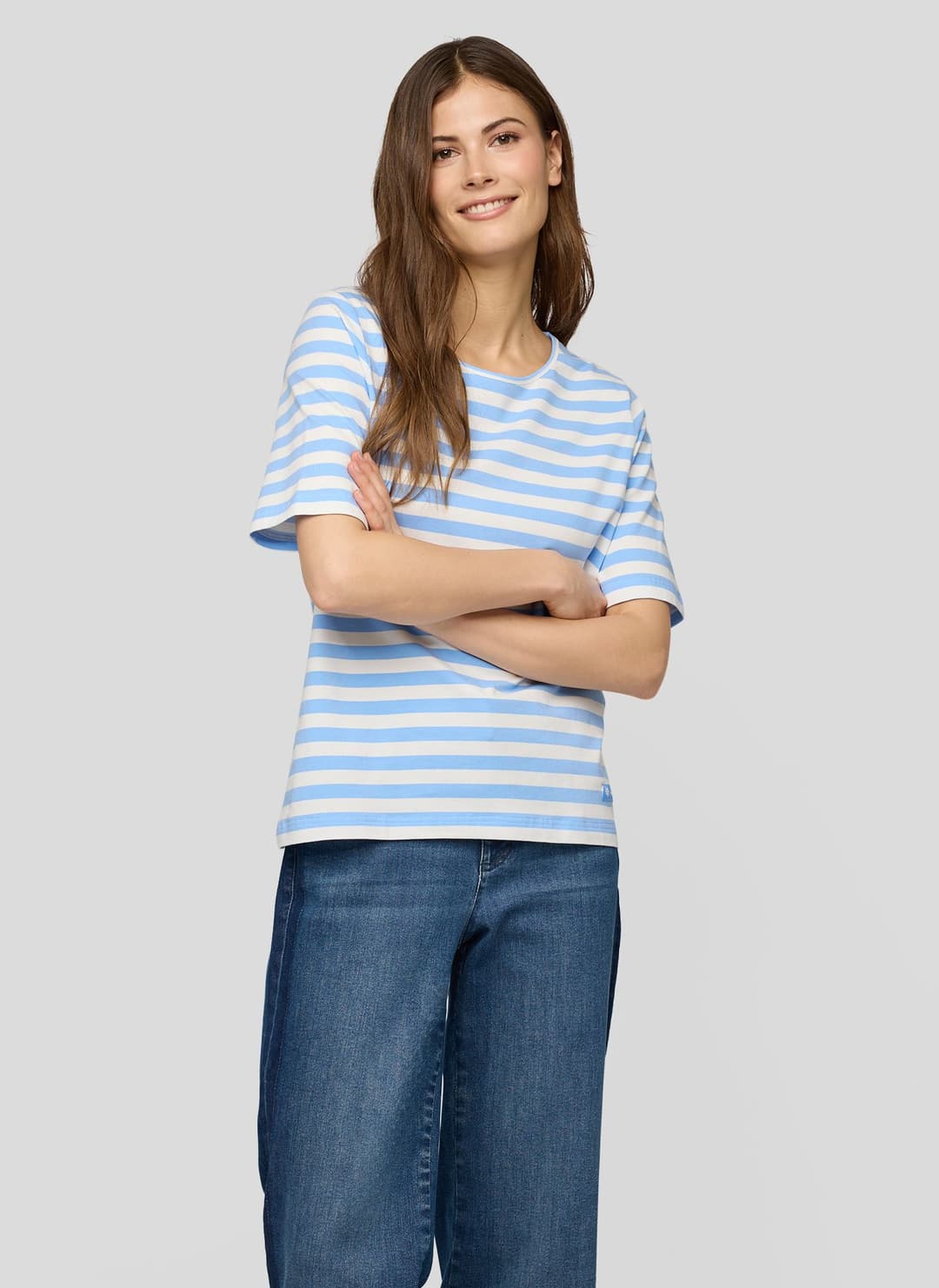 Женская футболка в полоску Rabe | Фото 3