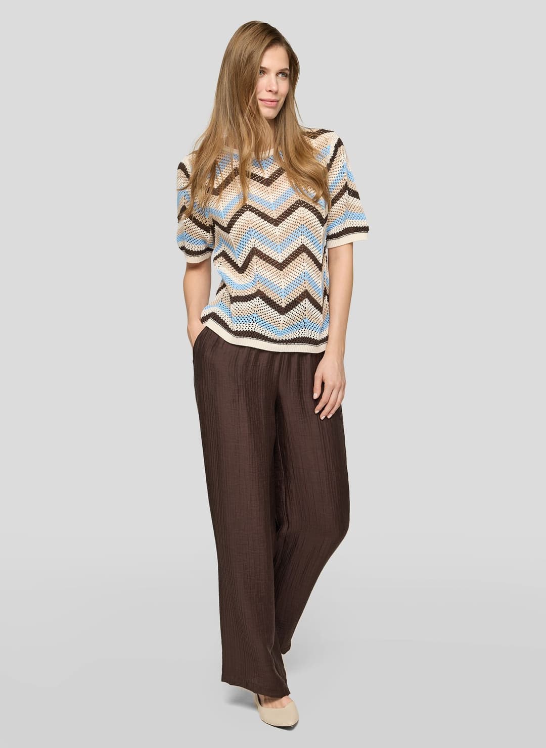 Женский ажурный джемпер Rabe | Фото 4