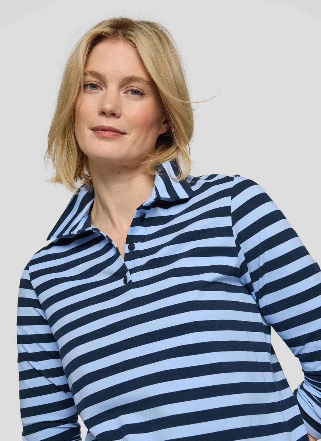 Женское поло в полоску Rabe | Фото 5