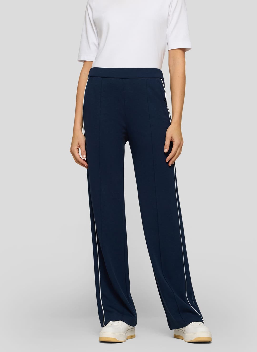 Женские трикотажные брюки с лампасами Rabe | Фото 3
