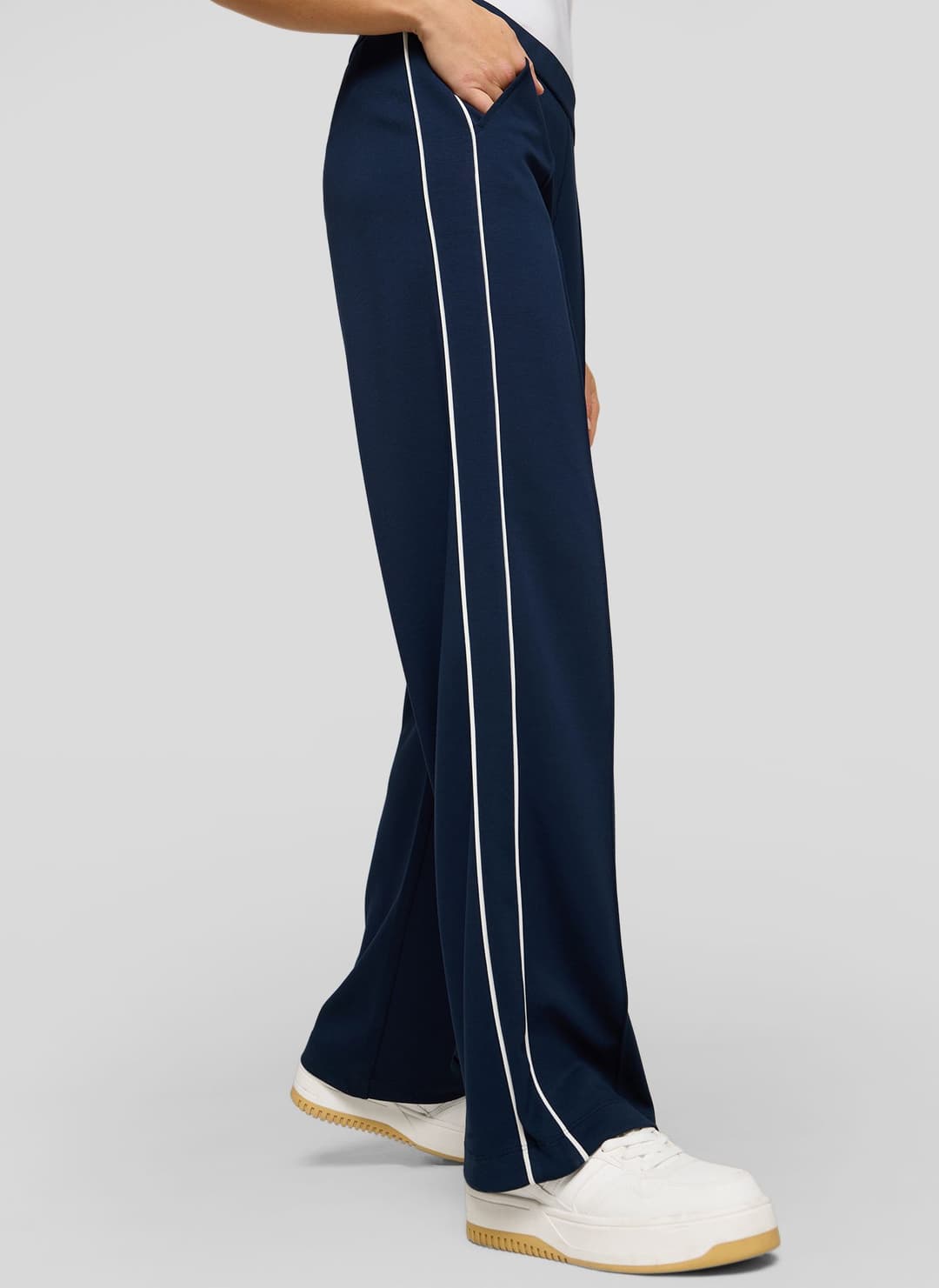 Женские трикотажные брюки с лампасами Rabe | Фото 4