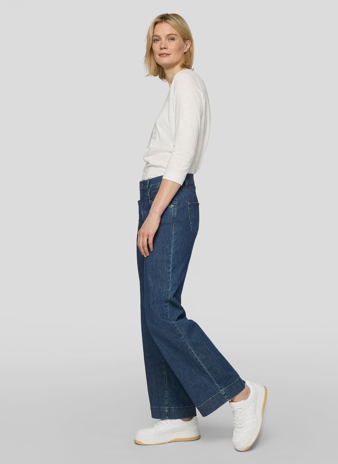 Женский лонгслив из хлопка с модалом Rabe | Фото 4