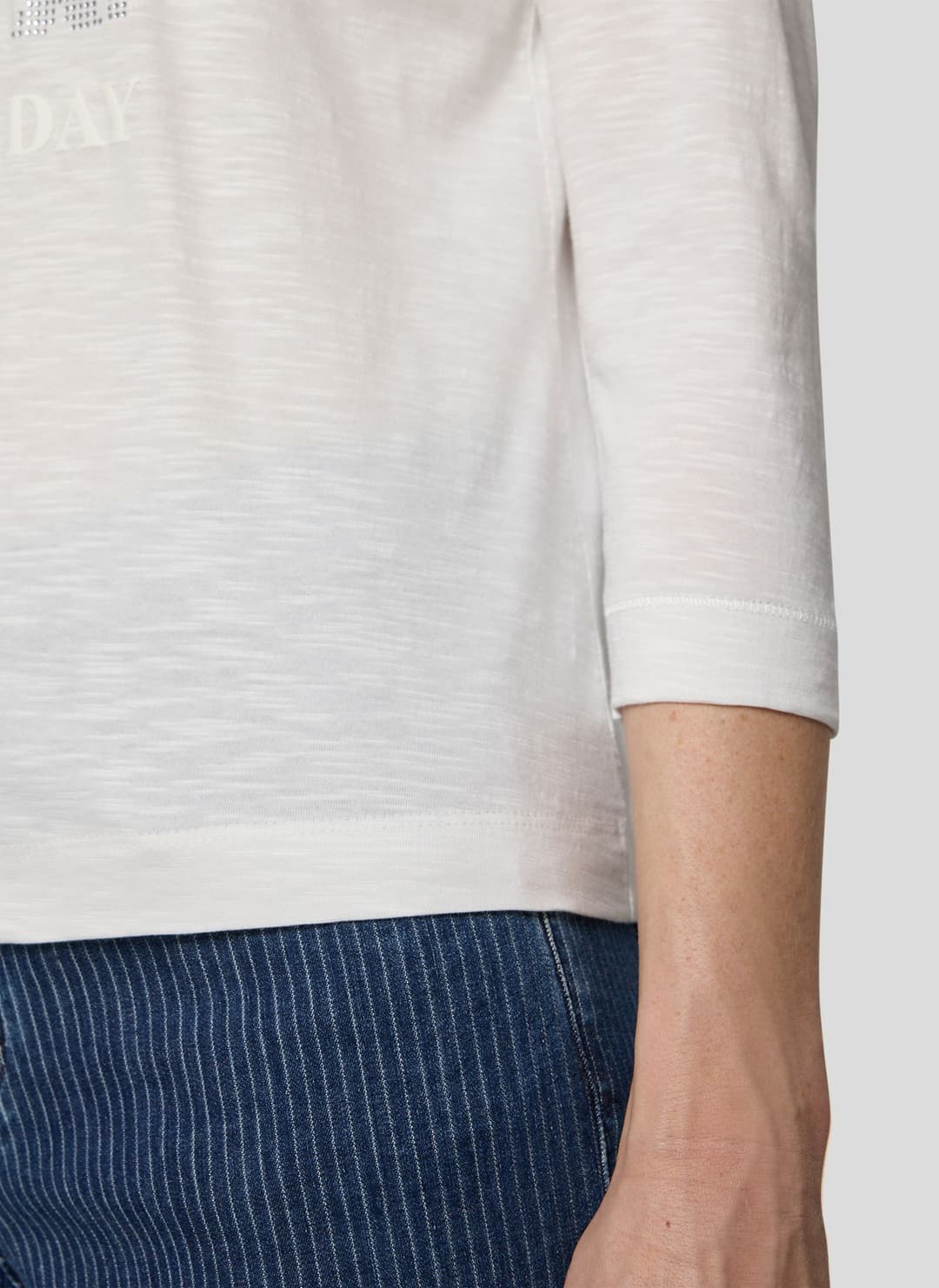 Женский лонгслив из хлопка с модалом Rabe | Фото 6