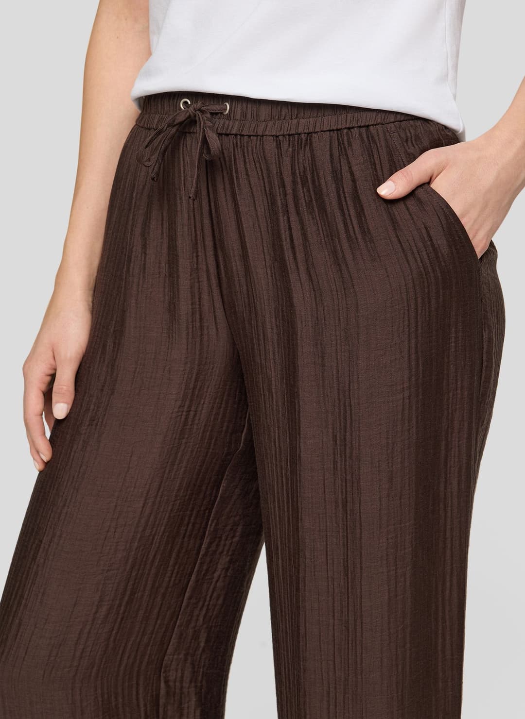 Женские брюки из вискозы с лиоцеллом Rabe | Фото 5