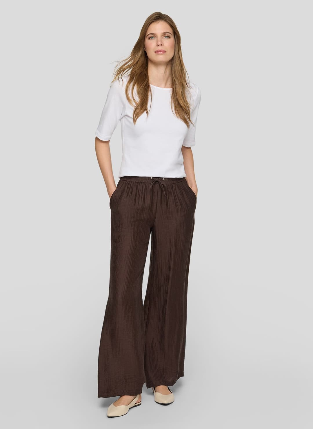 Женские брюки из вискозы с лиоцеллом Rabe | Фото 4