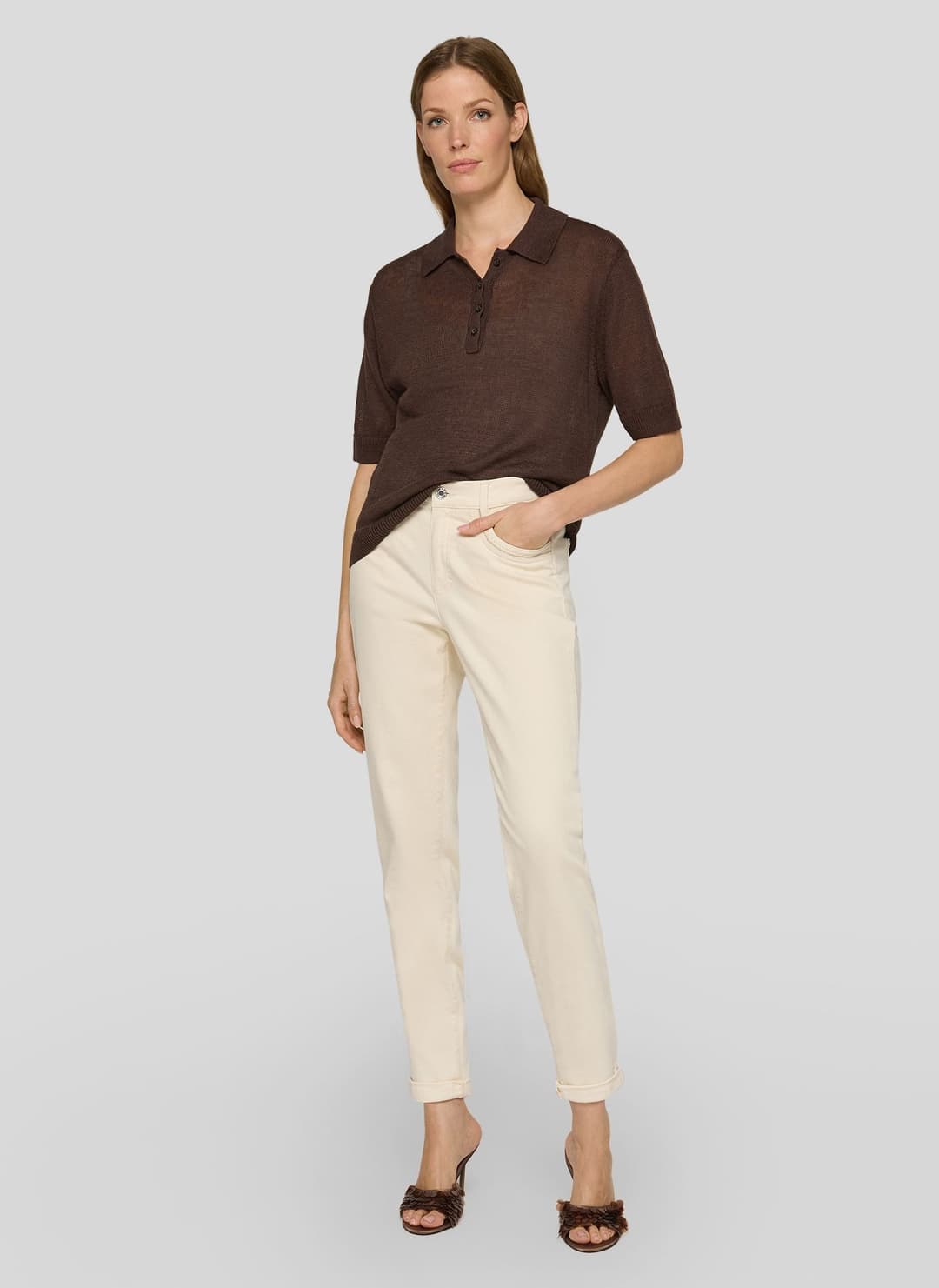 Женский льняной джемпер Rabe | Фото 5