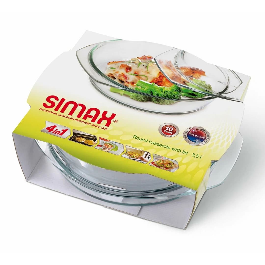 Форма для запекания с крышкой Simax, 3,5 л | Фото 2
