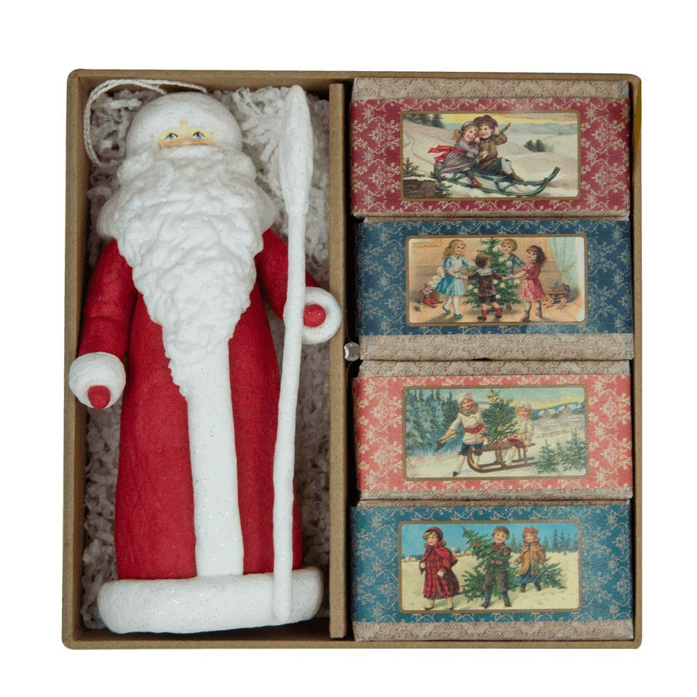 Набор ёлочная игрушка Дед Мороз и мыло Душистыя радости | Фото 1