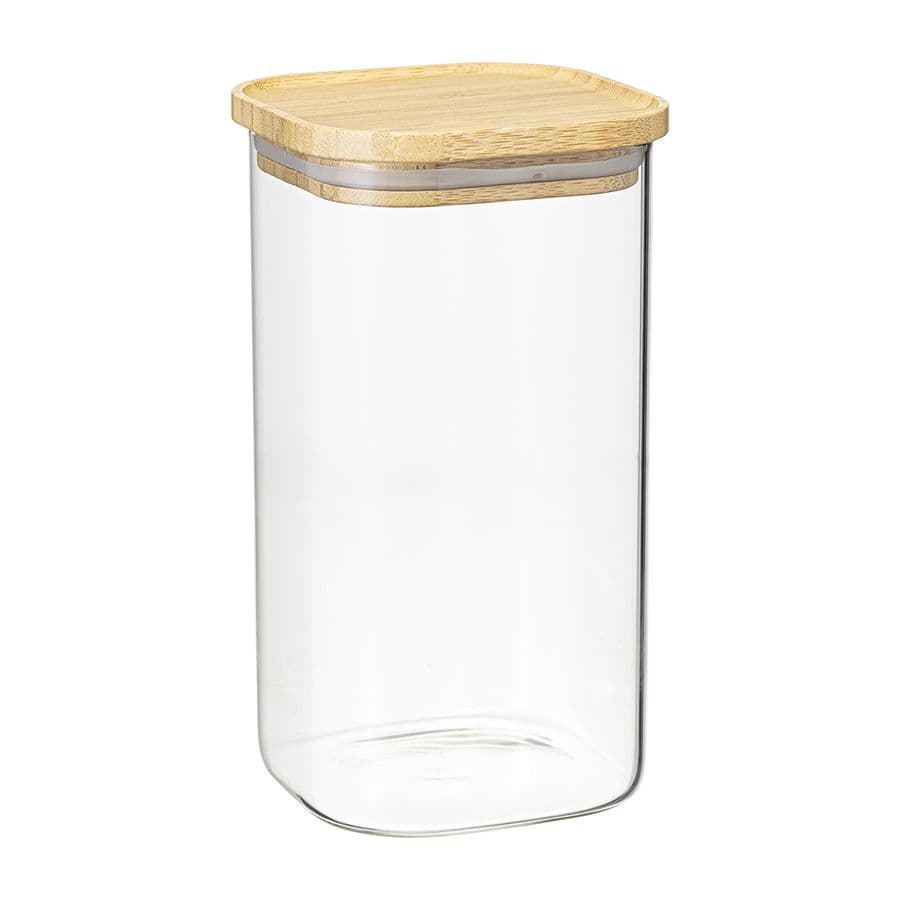 Банка с крышкой из бамбука Smart Solutions, 1400 мл | Фото 1