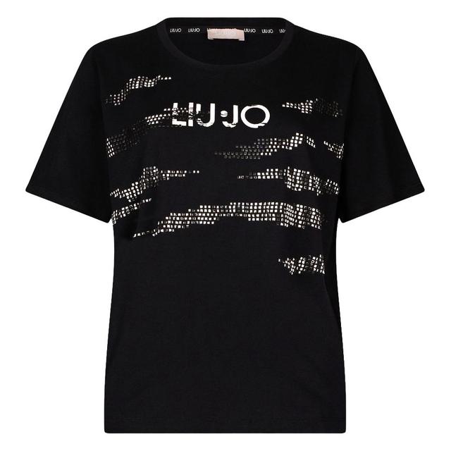 Женская футболка с аппликациями Liu Jo