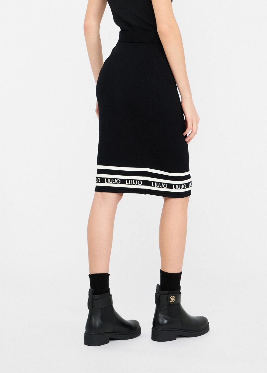 Трикотажная юбка Liu Jo | Фото 3