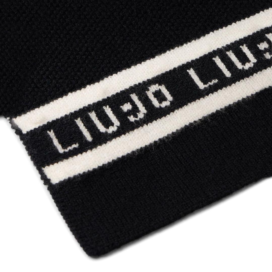 Женский шарф с жаккардовым логотипом Liu Jo | Фото 3