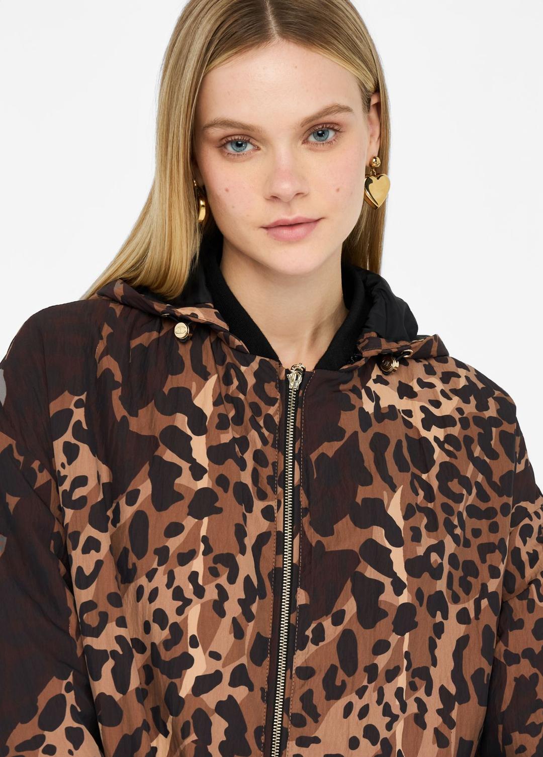 Женская куртка с анималистичным принтом Liu Jo | Фото 4