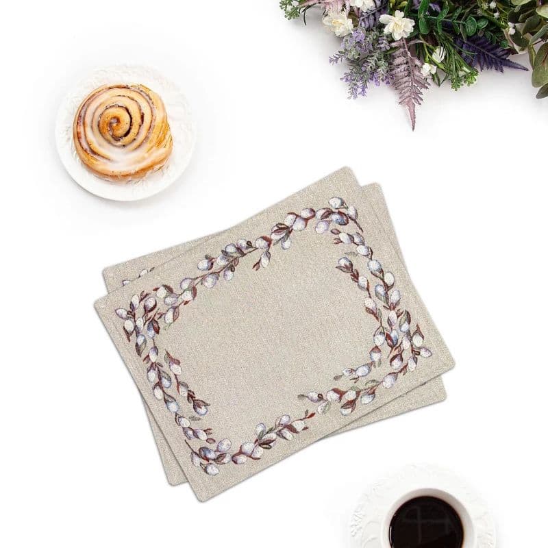 Скатерть, дорожка и салфетки Верба | Фото 5