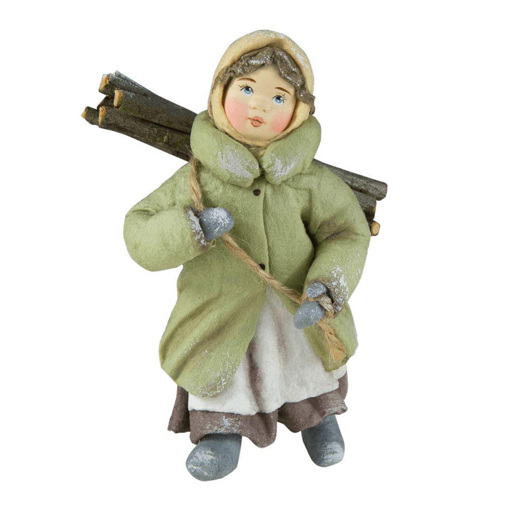 Ёлочная игрушка Девочка с хворостом Душистыя радости | Фото 1