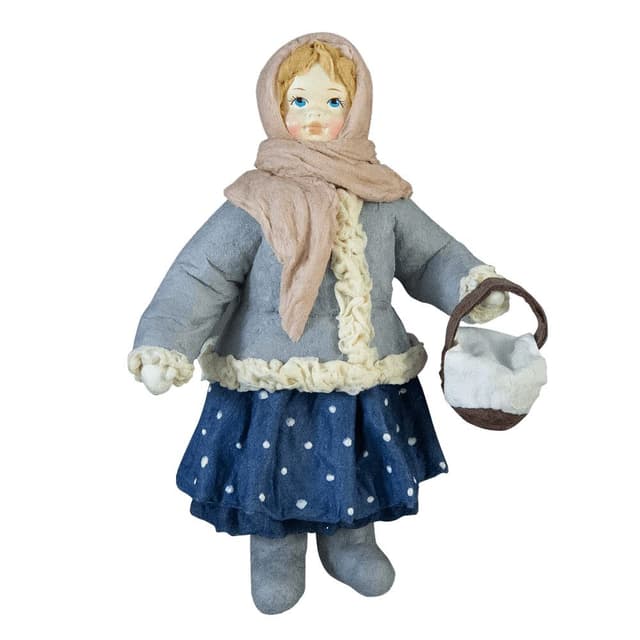 Ёлочная игрушка Девочка с корзинкой Душистыя радости