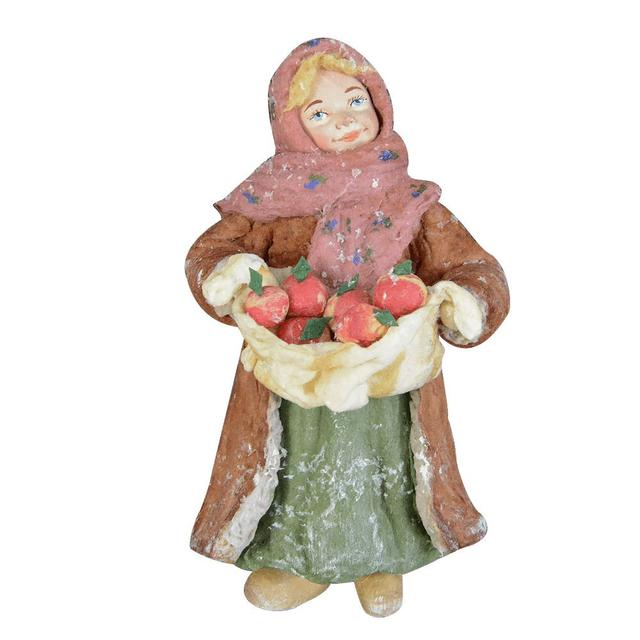 Ёлочная игрушка Девочка с яблоками Душистыя радости