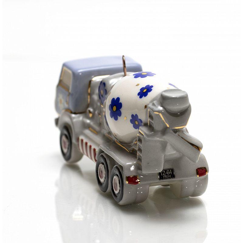Ёлочная игрушка Бетономешалка Фарфоровая мануфактура | Фото 2