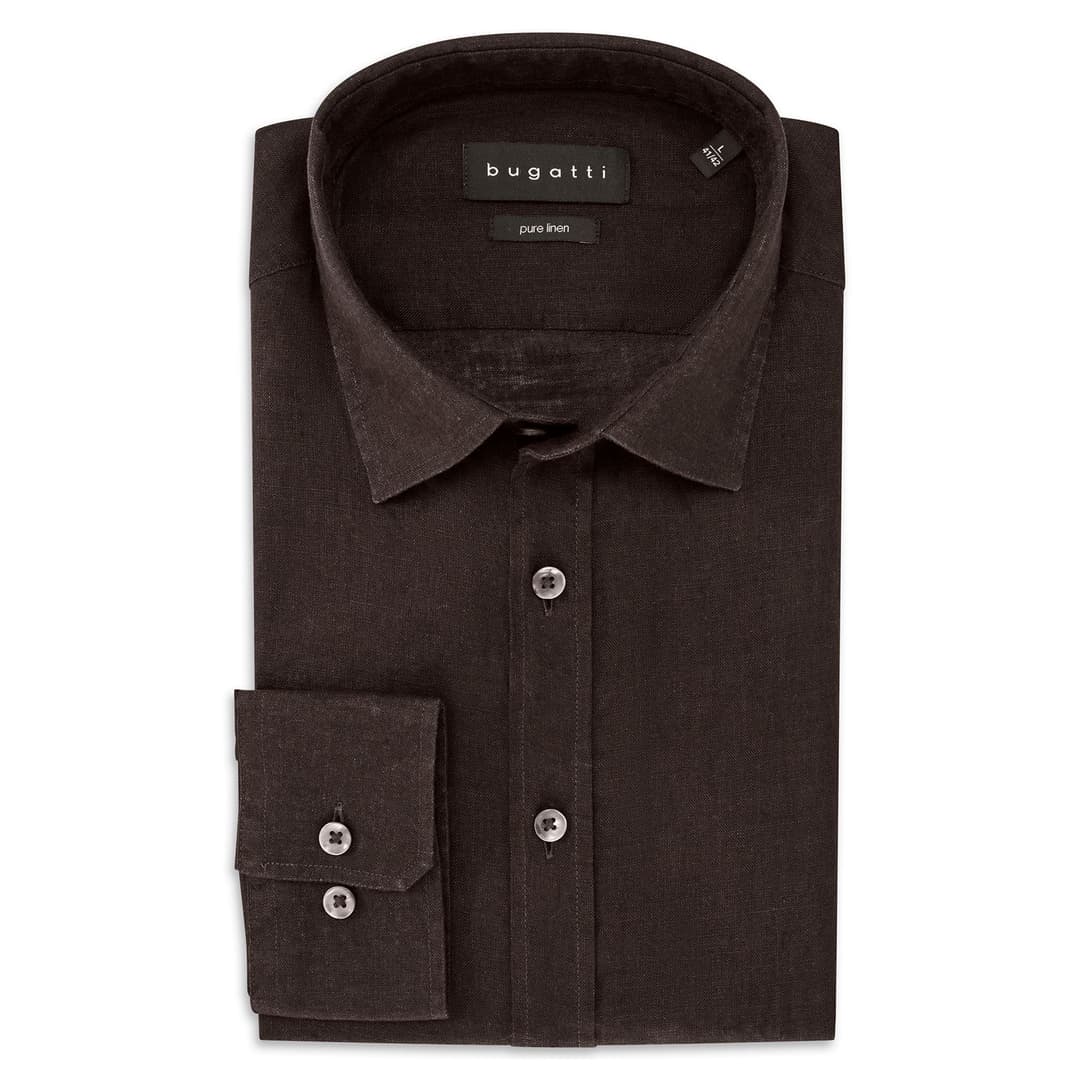 Мужская льняная рубашка Bugatti | Фото 1