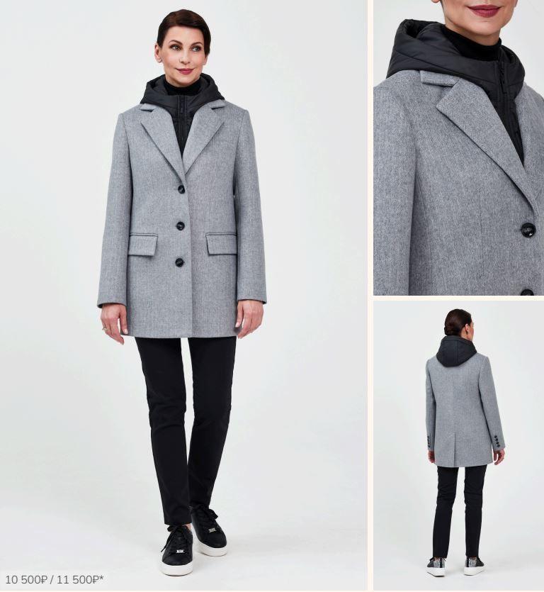 Женское укороченое пальто Dolche Moda       | Фото 2