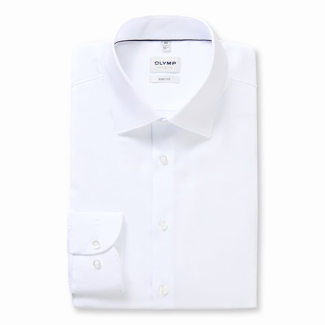 Мужская фактурная сорочка с удлиненными рукавами Olymp Level Five | Фото 1