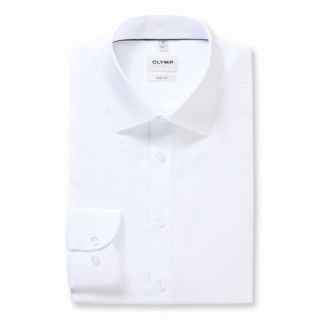 Мужская фактурная сорочка с удлиненными рукавами Olymp Level Five