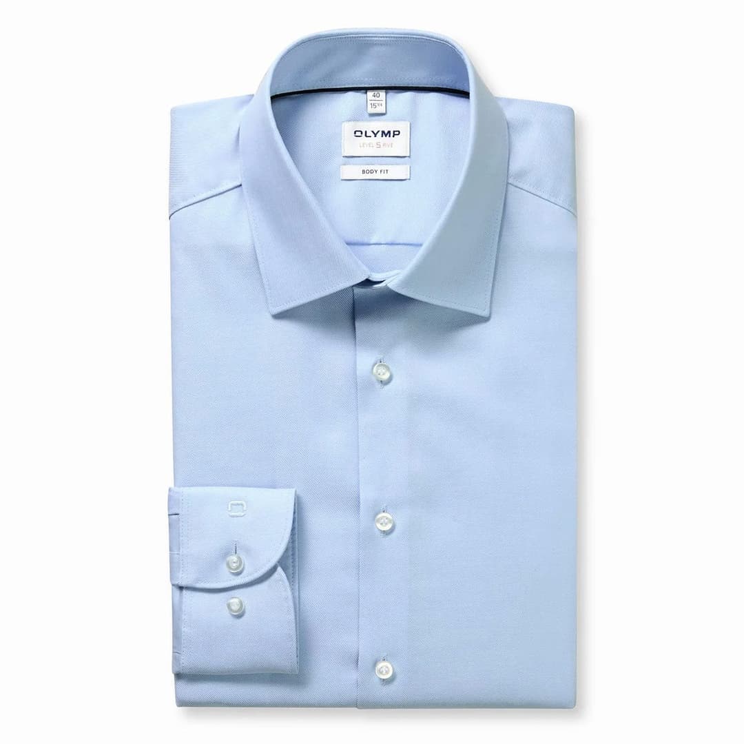 Мужская фактурная сорочка с удлиненными рукавами Olymp Level Five | Фото 1