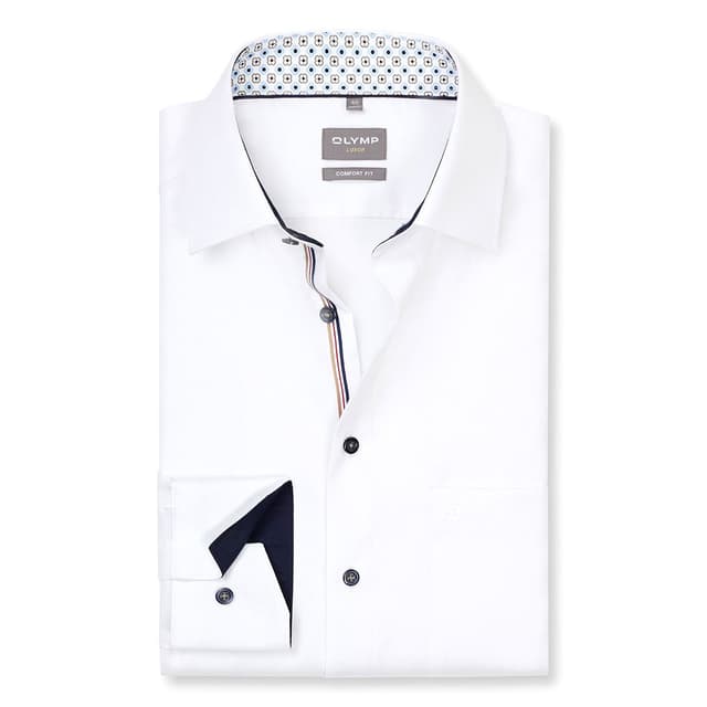 Мужская фактурная сорочка свободного кроя Olymp Luxor