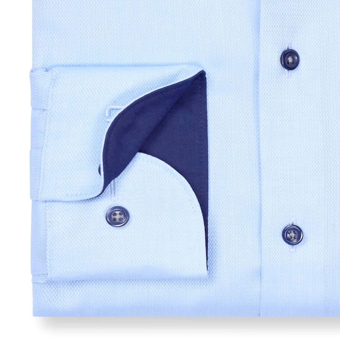 Мужская фактурная сорочка Olymp Luxor | Фото 2