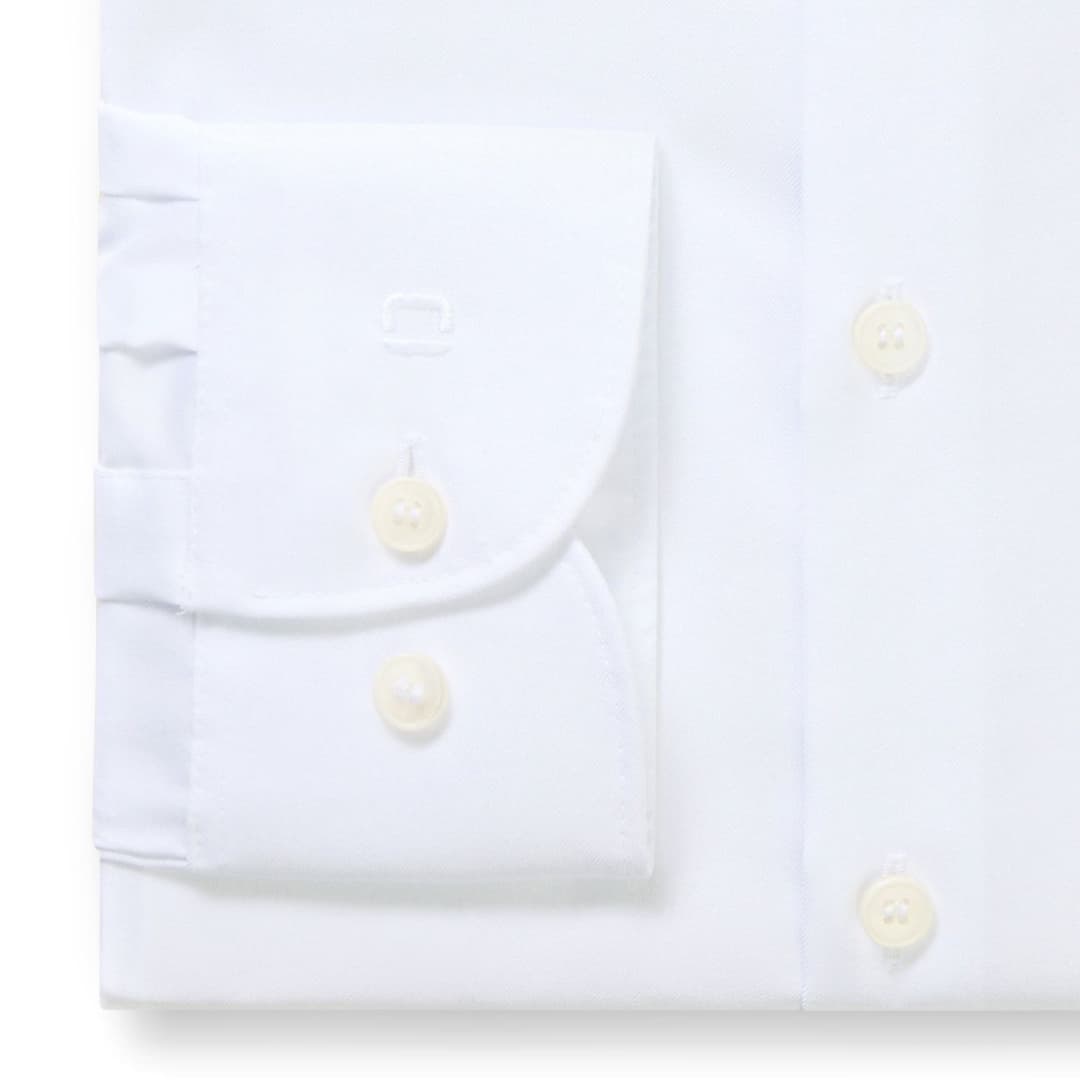 Мужская однотонная хлопковая сорочка Olymp Level Five Natural stretch | Фото 2