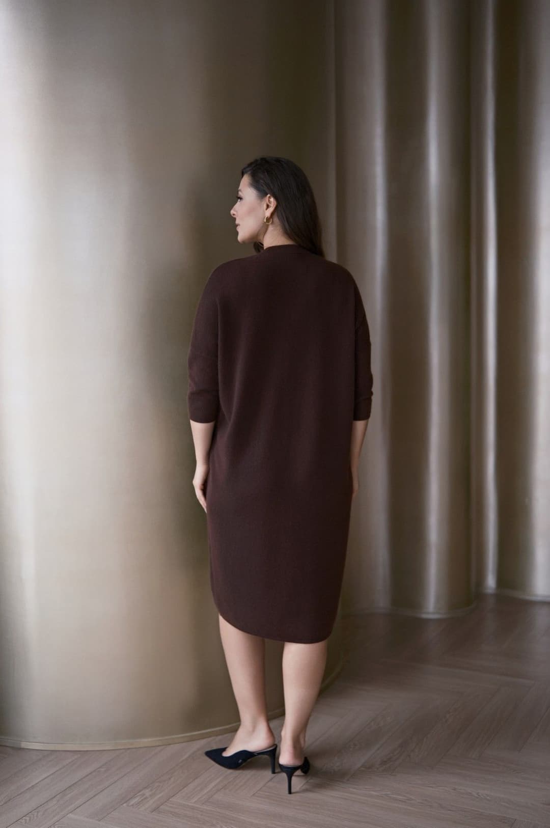 Платье с брошью MIR CASHMERE | Фото 2