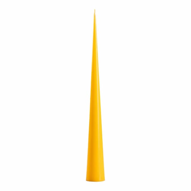 Свеча декоративная, Alde Candles, насыщенный жёлтый, 42 см, 2 шт.