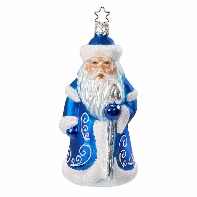 Ёлочная игрушка Дед Мороз, Inge Glas, 14 см