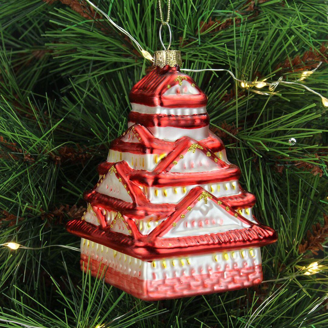 Ёлочная игрушка Башня, Kersten, 10 см | Фото 2