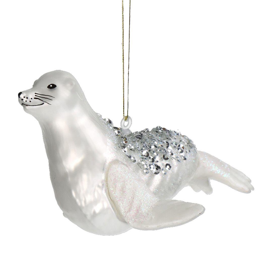 Ёлочная игрушка Морской лев, Kersten, 14.1 см | Фото 1