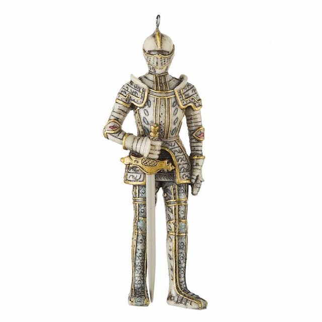 Елочная игрушка рыцарь с мечом, Karlsbach, 15 см