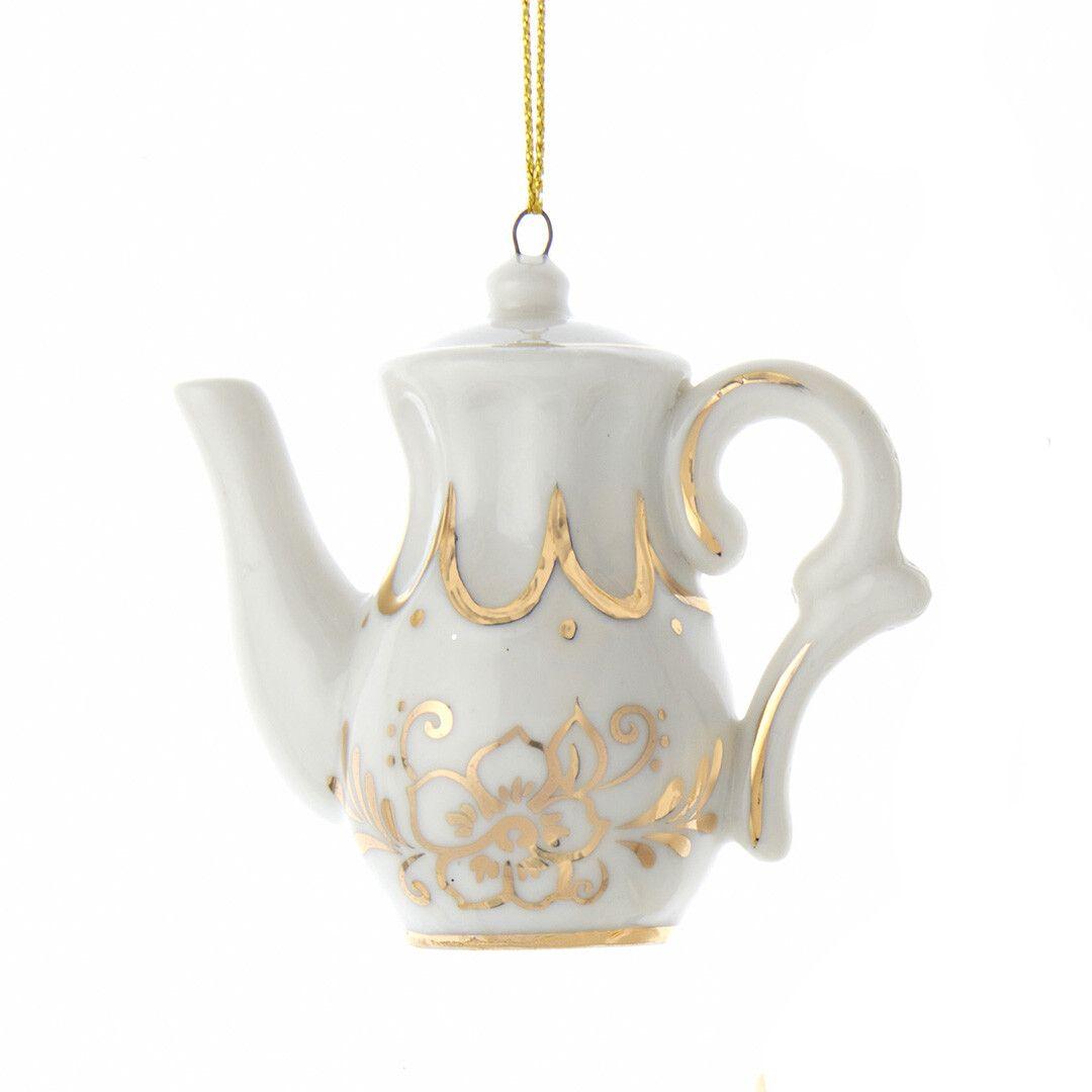 Ёлочная игрушка Чайник в ассортименте, Kurt S. Adler, 7,5 см | Фото 3
